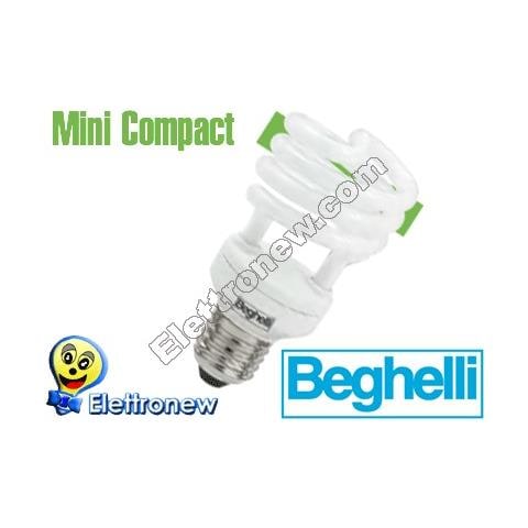 Lampada Risparmio Energetico Spirale Mini Compact 13w E14 6500k - Foto 1