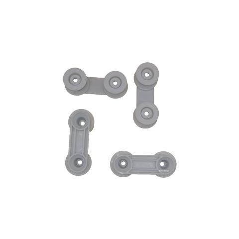 Kit 4 PZ ruote supporto cesto lavastoviglie per Electrolux-Zanussi-Rex MarelShop