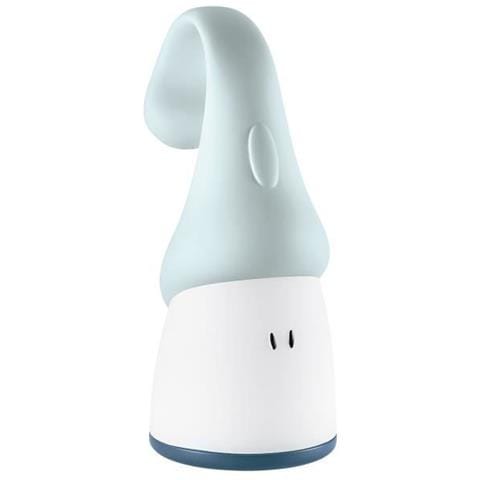 Béaba Luce Notturna Per Bambino Wireless Portatile, Torcia Scalabile, Luce Soffusa, Design Ergonomico Appendi Hanno Manici, Autonomia Lunga 90h, Torcia Pixie, Blu Perla - Foto 2