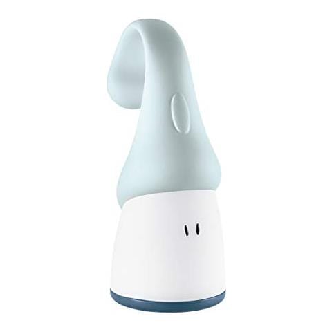 Béaba Luce Notturna Per Bambino Wireless Portatile, Torcia Scalabile, Luce Soffusa, Design Ergonomico Appendi Hanno Manici, Autonomia Lunga 90h, Torcia Pixie, Blu Perla - Foto 1