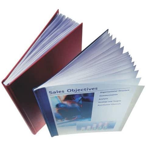 Copertina Flessibile Max 36-70 Fogli Impressbind In Ppl Con Dorso Da 7 Mm A4 Blu Conf. Da 10 - 73990035 - Foto 1