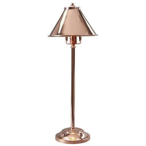 Lampada Da Tavolo A 1 Luce Rame Lucido, E14 - Foto 1