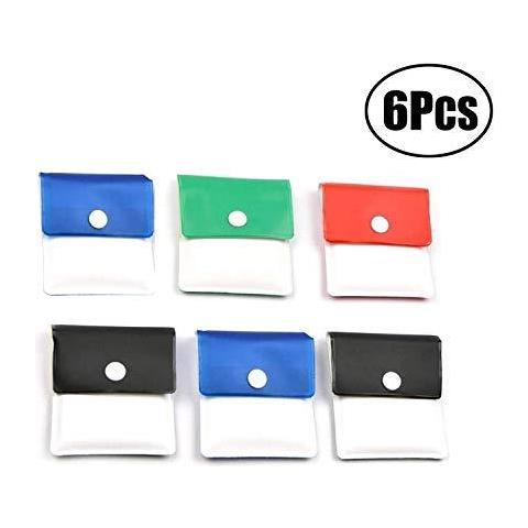 6 Pezzi Pocket Posacenere Ash Pouch- Prova Di Fuoco Del Pvc Inodore-portatile Compact- Assortiti Colori - Foto 1