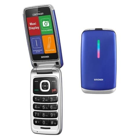 Contender 3"" Radio Fm Sms Fotocamera Dual Sim Blue / viola Senior Phone - Foto 1