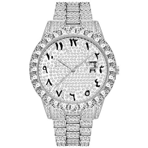 HTN - Orologi Da Uomo Orologio Da Uomo Moderno Con Diamanti Impermeabili  Orologio Da Uomo Di Lusso Di Alta Qualità In Oro 18k Orologio Analogico Al  Quarzo Da Uomo | orologi Al