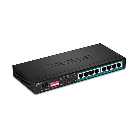 TPE-LG80 switch di rete No gestito Gigabit Ethernet (10/100/1000) Nero Supporto Power over Ethernet (PoE)  - Foto 1