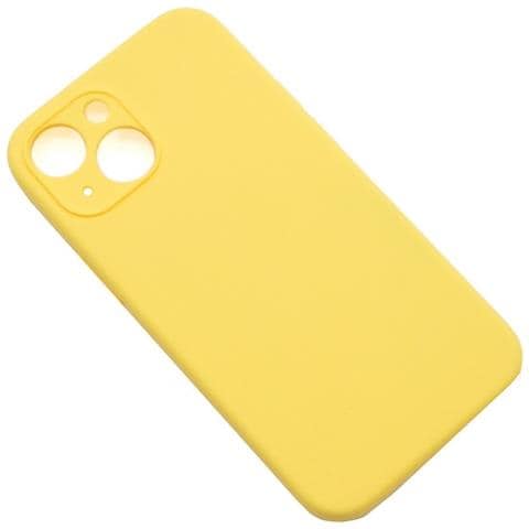 Custodia Tpu Silicone Lite Cover Soft-case Per Apple Iphone 13 Mini Yellow - Foto 1