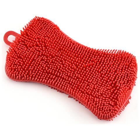 Spazzola Per Lavastoviglie In Silicone Rosso - Foto 1