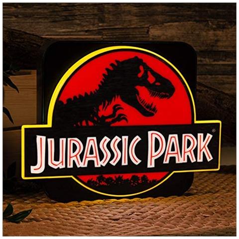 Jurassic Park - Lampada Da Tavolo /apparecchio Da Parete Con Logo Jurassic Park - Foto 5