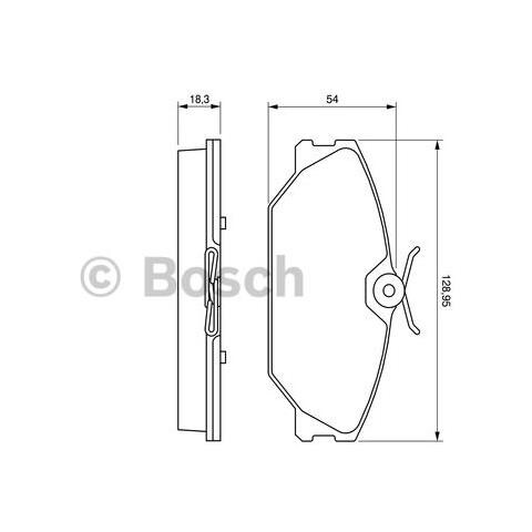 Kit Pastiglie Freno 986424533 - Foto 1
