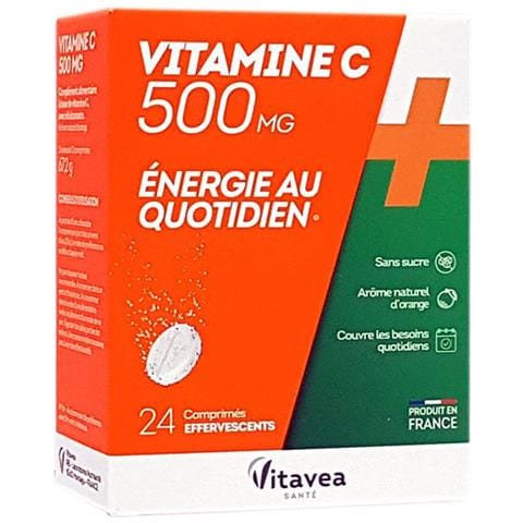 Vitamina C 500mg Energia Giornaliera X24 Compresse Effervescenti Vitavea Salute - Foto 1