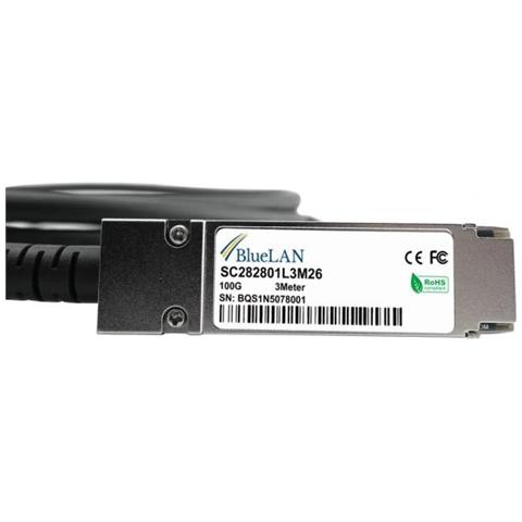 Qsfp28-dac-2m-ao-bl Cavo Infiniband Arancione - Foto 2