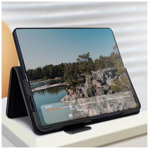 Custodia Per Galaxy Z Fold6 Portafoglio Linguetta Magnetica Cinturino - Foto 5