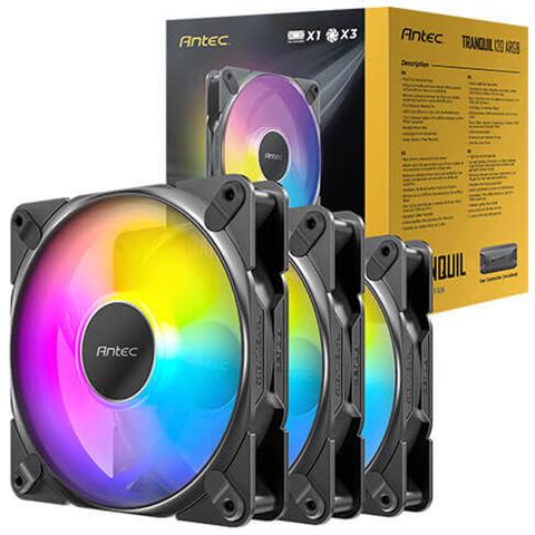 TQ 12025 ARGB 3PK Case per computer Ventilatore 12 cm Nero 3 pz - Foto 2