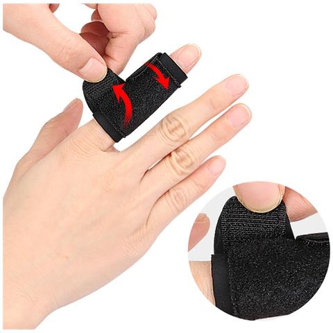 Protezioni Per Le Dita, Manicotti Per Le Dita Black L - Foto 4