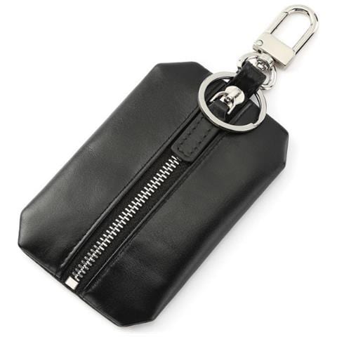 Porta Chiavi E Porta Monete Per Auto In Vera Pelle Black - Foto 1