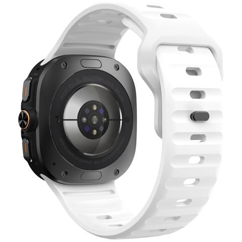 Cinturino Per Orologio In Silicone Per Samsung Galaxy Watch Ultra 47 Mm White - Foto 2