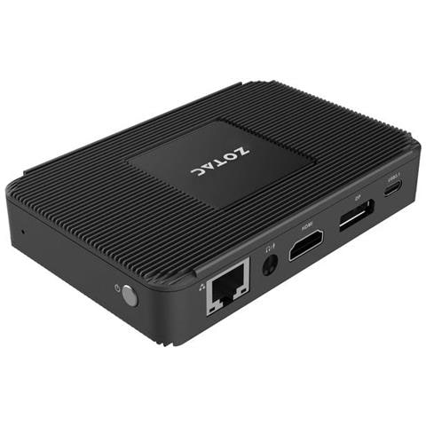 ZBOX PI336-W5C Intel® Celeron® N6211 4 GB LPDDR4-SDRAM 128 GB eMMC Windows 11 Pro Mini PC Nero - Foto 2