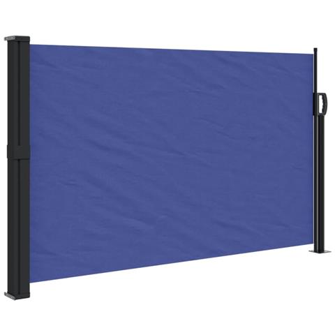 Tenda Da Sole Laterale Retrattile Blu 120x600 Cm - Foto 2