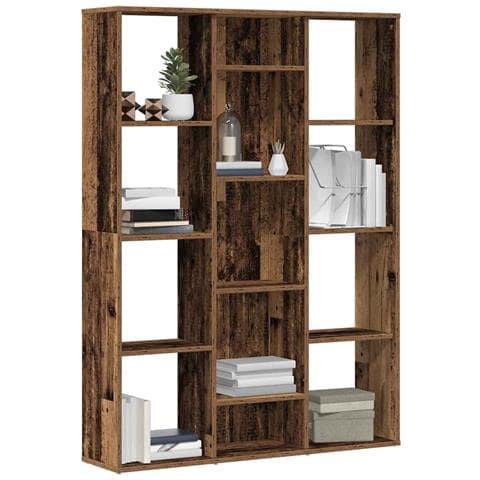 Libreria/divisorio Legno Vecchio 100x24x140 Cm In Truciolato - Foto 1