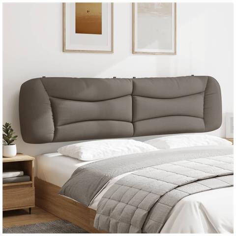 Lusso Casadino -  Cuscino Testiera Hvar Tortora 200 Cm In Tessuto - Foto 8