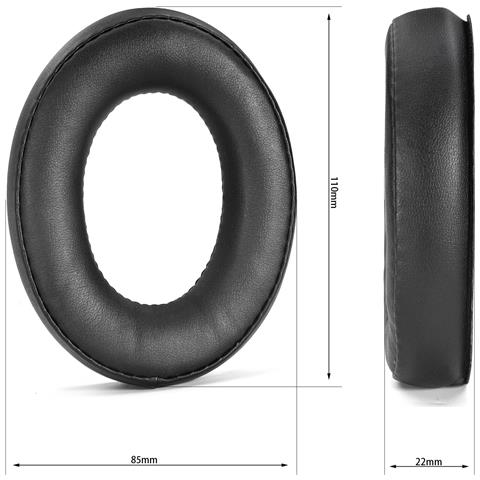 Cuscinetti Auricolari Neri Per Sennheiser Hd620s Hd400pro Hd560s - Confezione Da 2 - Foto 2