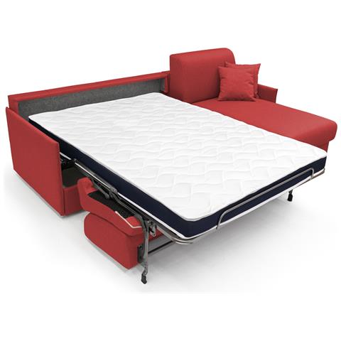 Evans Divano Letto Angolare Impermeabile T13 Rosso - Foto 2