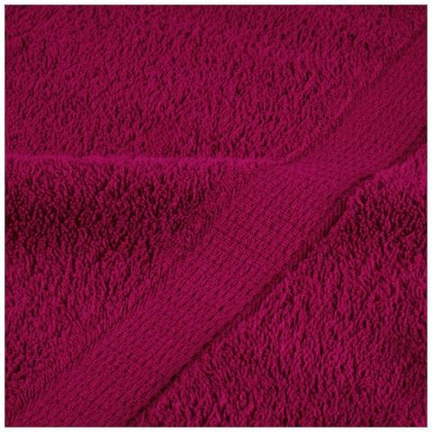 Asciugamani Ospiti SOLUND 2 pz Bordeaux 30x50 cm 600gsm - Foto 7
