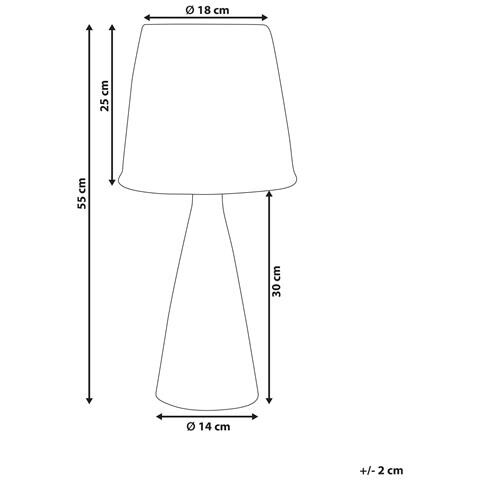 Lampada Da Tavolo Maduru Ceramica Bianco - Foto 7