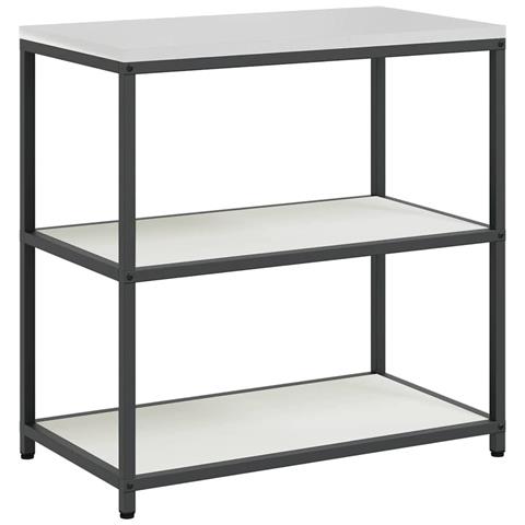 Mensola per il deposito in cucina Bianco Acciaio - Foto 1