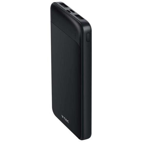 Power Bank 10000mAh, Ricarica Rapida PD 22.5W, USB-A, USB Type-C, Micro USB, colore Nero - Foto 1
