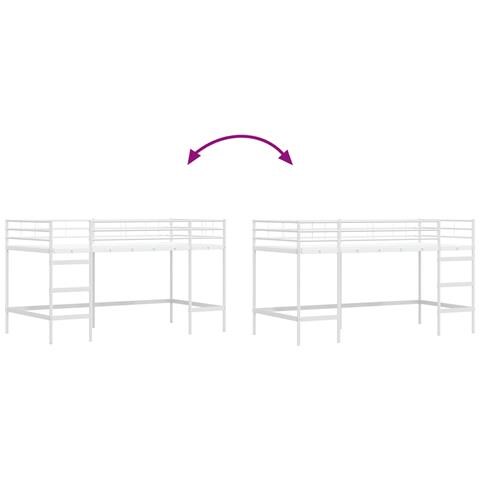 Struttura del letto loft per bambini Bianco 107 x 200 cm - Foto 9