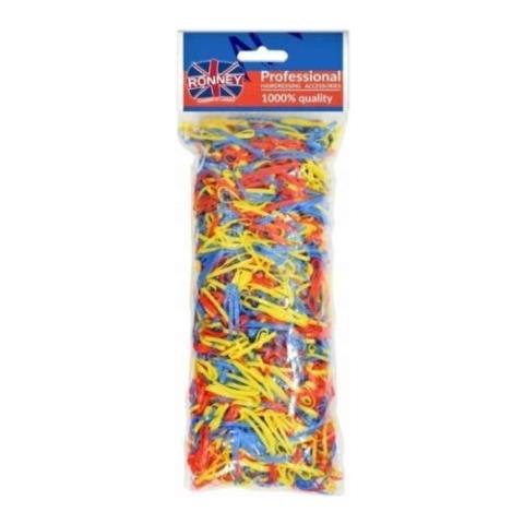 Elastici Spessi In Silicone Per Capelli Professional Mix Color 100 G - Foto 1