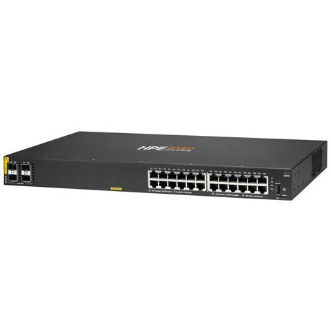 Aruba Networking CX 6000 24p 10M / 100M / 1G Class4 PoE 4p SFP 1G 370W Switch - Foto 2