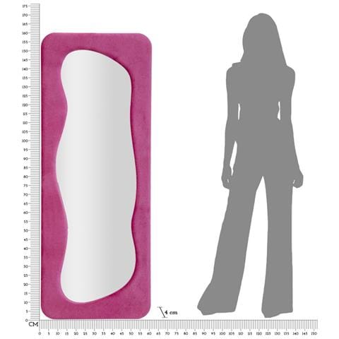 Specchio Con Cornice Vkh462-rosa-mdf-40x4x160 Cm - Foto 6