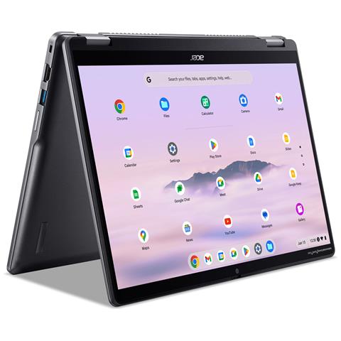 Chromebook CPE594-1N-51XY Intel Core 5 120U 35,6 cm (14") Touch screen WUXGA 16 GB DDR5-SDRAM 256 GB SSD Wi-Fi 6E (802.11ax) ChromeOS Grigio - Foto 2