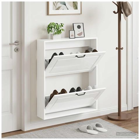 Mobiletto per Scarpe da Muro UTRECHT 71 x 17 x 86 cm - Foto 2