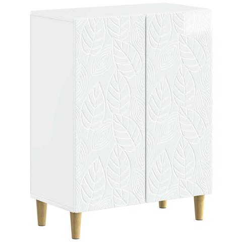 Set di Armadi da Bagno da 2 Pezzi DELFT Bianco Lucido - Foto 8