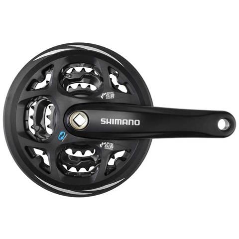 Manovelle Altus Crankset With Bottom Bracket No Chainring Componenti 175 Mm 7/8s 48/38/28 - Foto 1