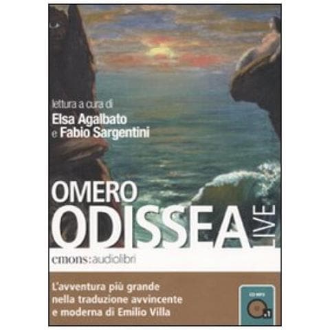 Omero - Odissea Letta Da Elsa Agalbato E Fabio Sargentini. Audiolibro. Cd Audio Formato Mp3 - Foto 1