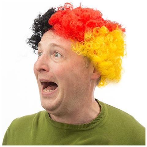 Parrucca Afro Bandiera Tedesca - Foto 1