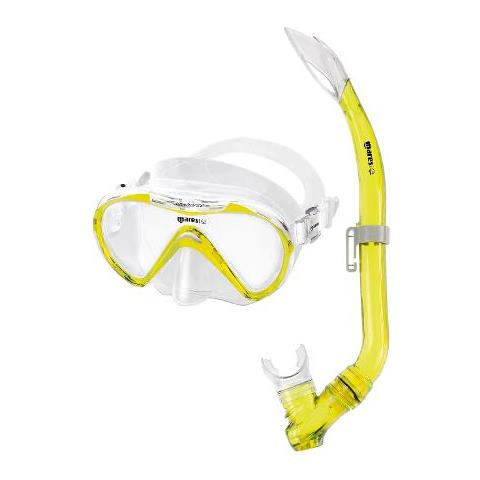 Maschera Monovetro Con Facciale In Siliter, Dotata Di Fibbie A Sgancio Rapido. Incluso Boccaglio Standard Per Snorkeling - Foto 1