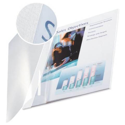 Copertina Flessibile Max 36-70 Fogli Impressbind In Ppl Con Dorso Da 7 Mm A4 Bianco Conf. Da 10 - 73990001 - Foto 1