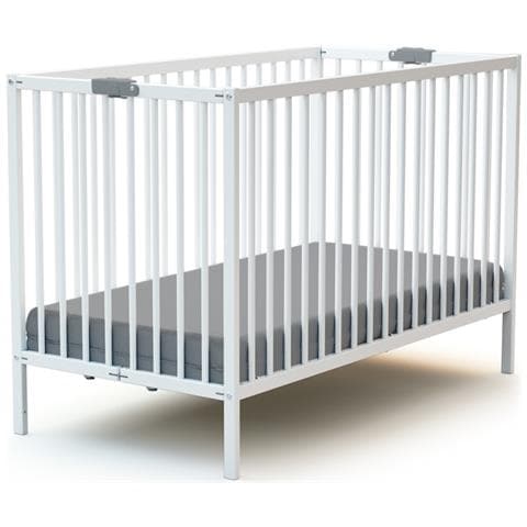 Webaby - Lettino 60x120 Pieghevole Webaby - Bianco - Foto 1