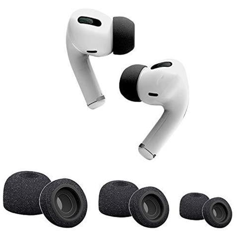 3 Coppie (s M L) Ha Migliorato Di Cancellazione Del Rumore Punte Di Schiuma Di Memoria Compatibile Con Airpods Pro Per Evitare Cadute Memory Foam Auricolare Consigli Airpods Pro Memory Foam Auricolari Nero - Foto 1