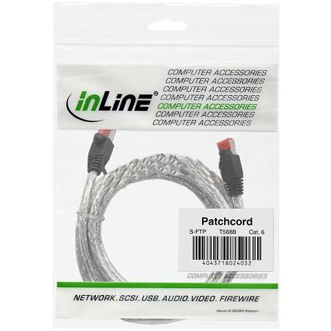 InLine 19840 Cavo USB 2.0 Trasparente – Collegamento Dati E Ricarica, Lunghezza Standard
