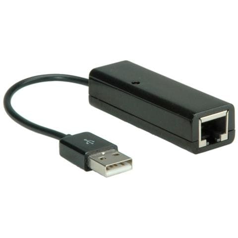 Value USB 2.0 - RJ-45 RJ-45 RJ45, USB Nero cavo di interfaccia e adattatore - Foto 2