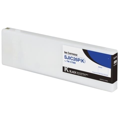 Cartuccia Sjic26pk Nero C33s020618 Ink Pigmentato Compatibile Colorworks Tm-c 7500 Sjic26 Capacita 295ml - Foto 1