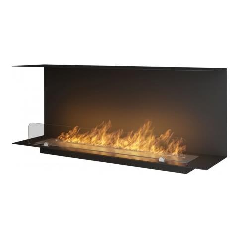 Inside C Vers1 - Biocamino Trifacciale Cm 100 Camino A Bioetanolo Da Incasso - Bruciatore Lineare 80cm / Capienza 2l - Foto 1