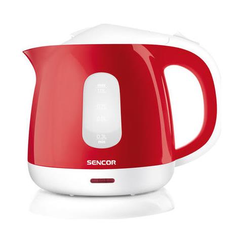 Bollitore Elettrico con Capacità 1 Litro Potenza 1100 W Colore Rosso - Foto 1